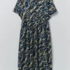 Robe Bryn à imprimé herbes