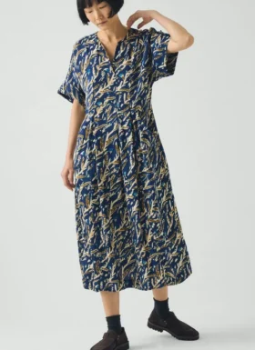 Robe Bryn à imprimé herbes