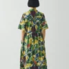 Robe chemise Selma à imprimé fruits esquissés