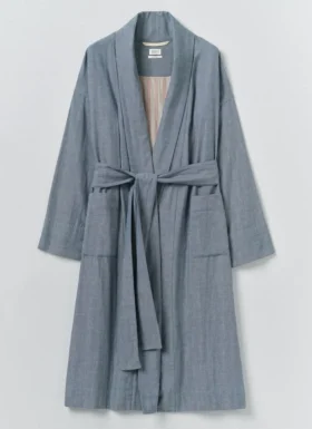 Robe de soirée en coton double face doux
