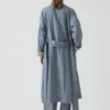 Robe de soirée en coton double face doux