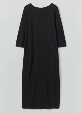 Robe droite en jersey de coton