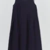 Robe droite en lin teint en pièce