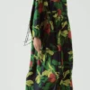Robe en coton et soie à imprimé fruits
