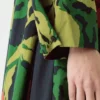 Robe en coton et soie à imprimé fruits