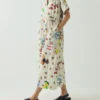 Robe en coton imprimé « Table Setting »
