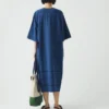 Robe en coton à rayures « Tea Towel »