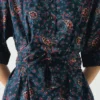 Robe en popeline de coton à imprimé cachemire provençal