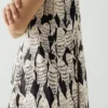 Robe en popeline de coton imprimé « Market Fish »