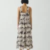 Robe en popeline de coton imprimé « Market Fish »