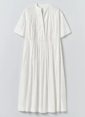 Robe en voile de coton brodé
