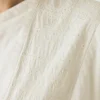 Robe en voile de coton brodé