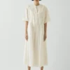 Robe en voile de coton brodé