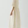 Robe en voile de coton brodé