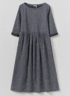 Robe Freya en coton froissé