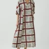 Robe à imprimé nappe