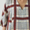 Robe à imprimé nappe