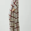 Robe à imprimé nappe
