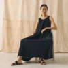Robe légère en coton seersucker