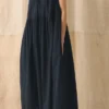 Robe légère en coton seersucker