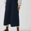 Robe salopette en denim à poches plaquées