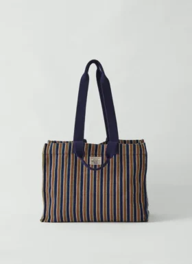 Sac en coton rayé Moismont