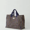 Sac en coton rayé Moismont