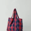Sac en lin à carreaux vichy