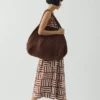 Sac en lin teint en pièce