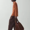 Sac en lin teint en pièce