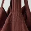 Sac en lin teint en pièce
