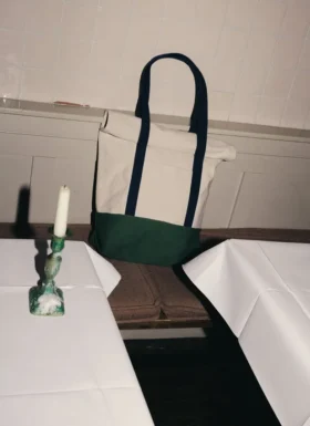 Sac à rabat en toile de coton