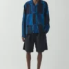 Shorts en popeline de coton à double pli