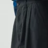 Shorts en popeline de coton à double pli