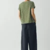 T-shirt Alda Stripe en coton