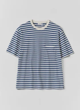T-shirt ample à rayures larges