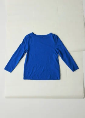 T-shirt à col bateau teint en pièce Lia
