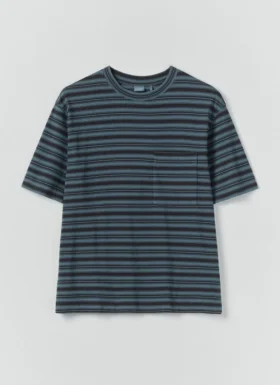 T-shirt en coton biologique à rayures surteint