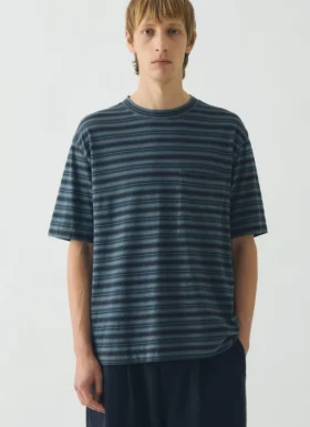 T-shirt en coton biologique à rayures surteint