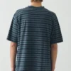 T-shirt en coton biologique à rayures surteint