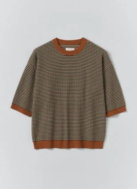 T-shirt en coton tricoté