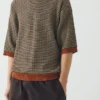 T-shirt en coton tricoté