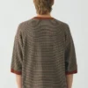 T-shirt en coton tricoté