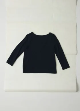 T-shirt Lia en coton à col bateau