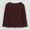 T-shirt Lia en coton à col bateau