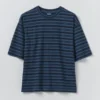T-shirt à manches courtes en coton rayé