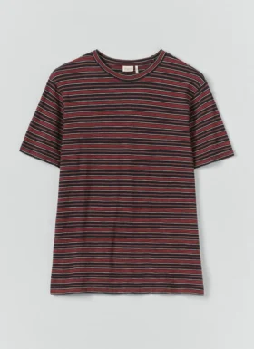 T-shirt à manches courtes rayé Theo en coton