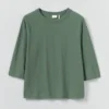 T-shirt raglan en coton et chanvre