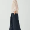T-shirt raglan en coton et chanvre