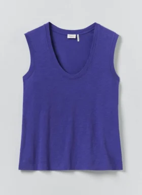 T-shirt sans manches en coton